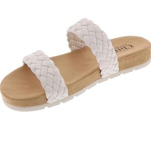 cliffs braided sandals, size 9